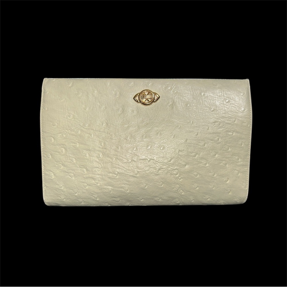 Bienen-Davis Ostrich Clutch Purse